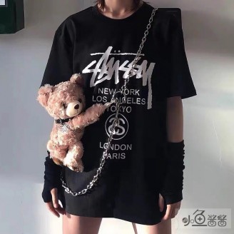 Punk Teddy Bear Shoulder Bag (LFB01)